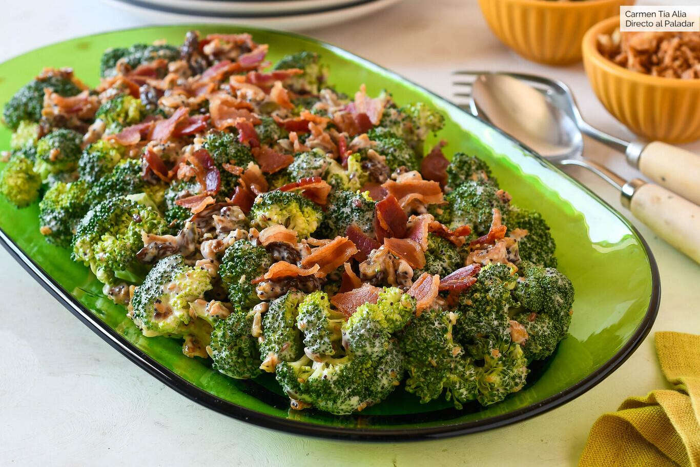 ensalda de brocoli cremosa